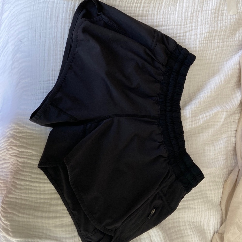 LOW START Lululemon Tracker Shorts Black. Size 8